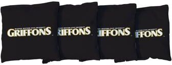 Skip's Garage Missouri Western State Griffons Black Cornhole Bags