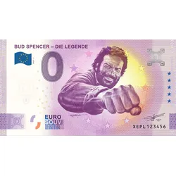 0€ Banknote Bud Spencer - Die Legende