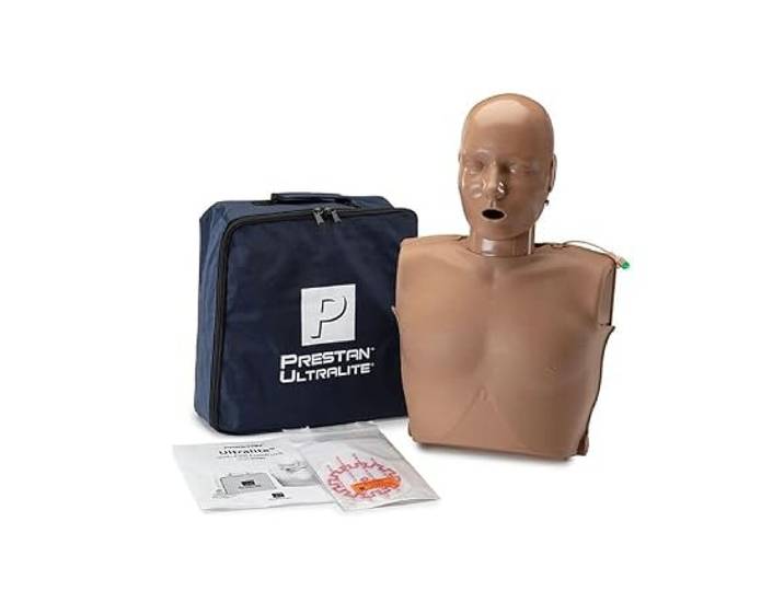 PRESTAN UltraLite CPR-Puppe, CPR-Feedback-Kolben, Einzel, Hautton mittel