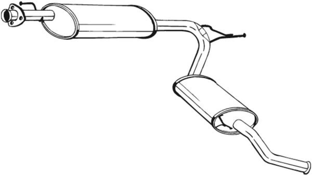 Bosal Silenziatore posteriore 283-581