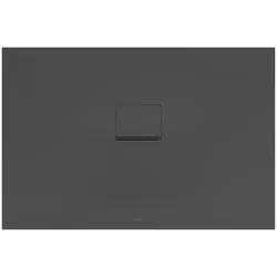 Villeroy & Boch Squaro Infinity Duschwanne  UDQ1280SQI2V1S, 120x80x4 cm, anthrazit Antirutsch