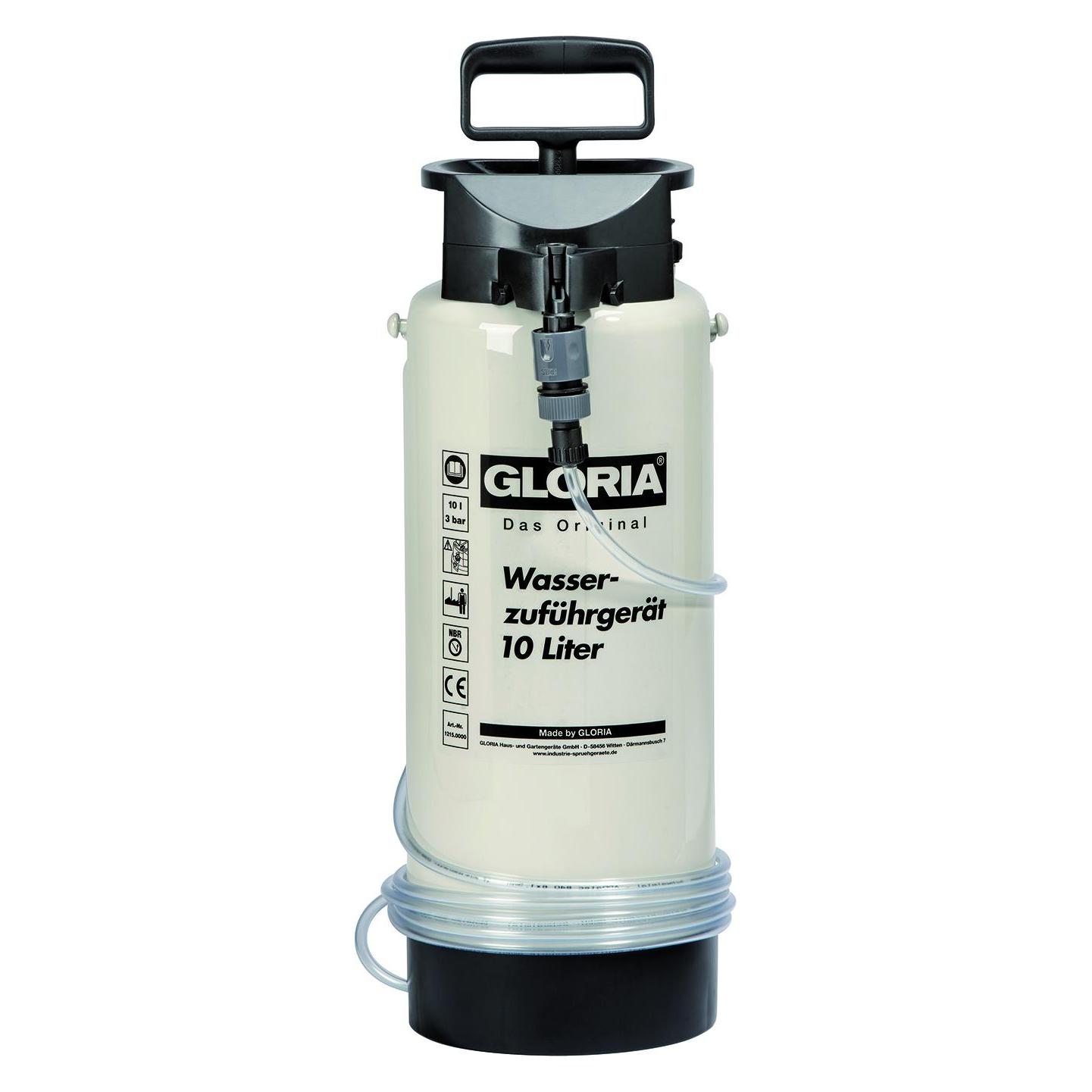 Gloria Haus und Garten GLORIA Wasserzuführgerät Typ 10 10 L Wasserdruckbehälter aus Kunststoff (10 l) (001215.0000)