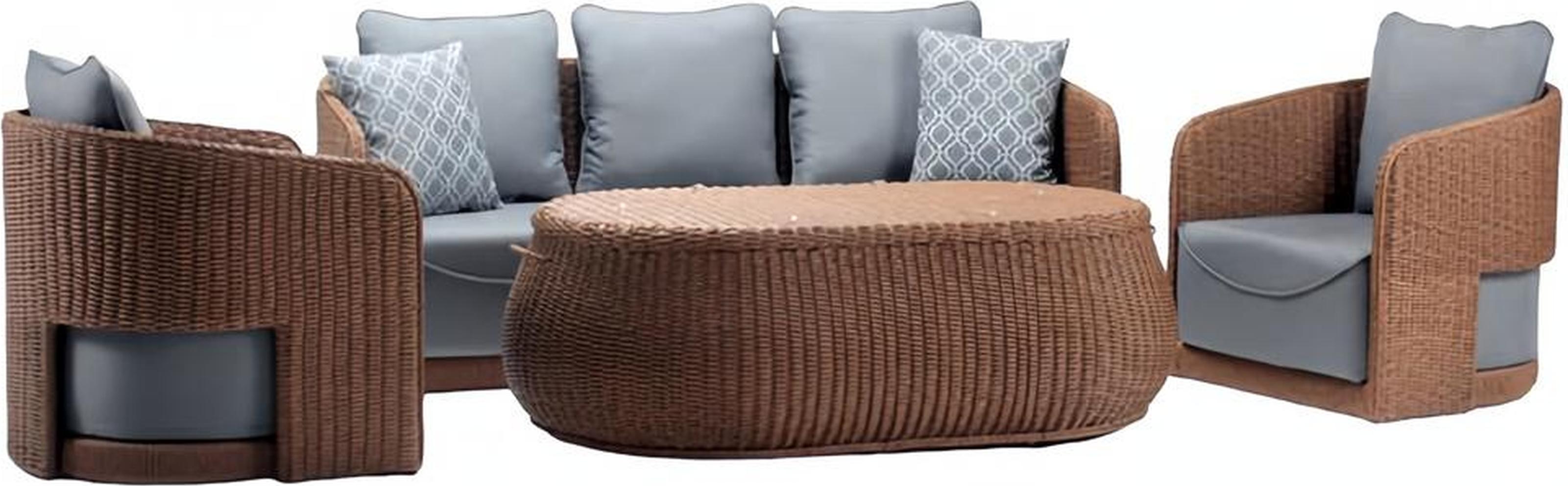 Gartenmöbel Sitzgarnitur Möbel Sitzgruppe Sofa Couch Polster Garten Terrasse
