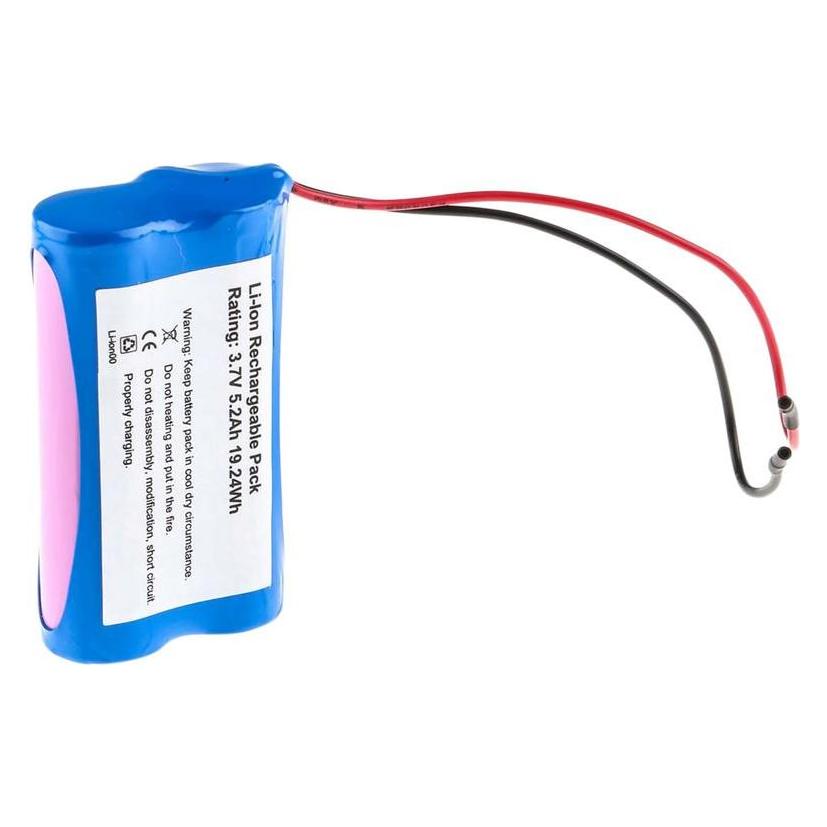 RS PRO 18650 3.7V 5200 mAh 1S2P (2 Stk., 18650, 5200 mAh) (1449407)