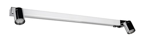 Trio Leuchten Enrico Spiegellamp voor de badkamer, Chroom, 90 cm