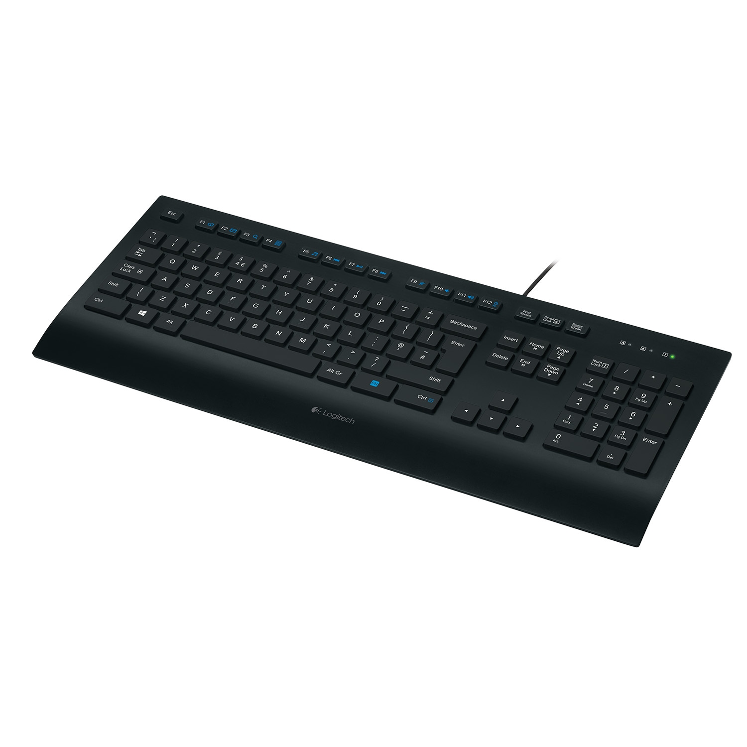 Logitech K280e Kabelgebundene Tastatur US Layout Schwarz 920-005217