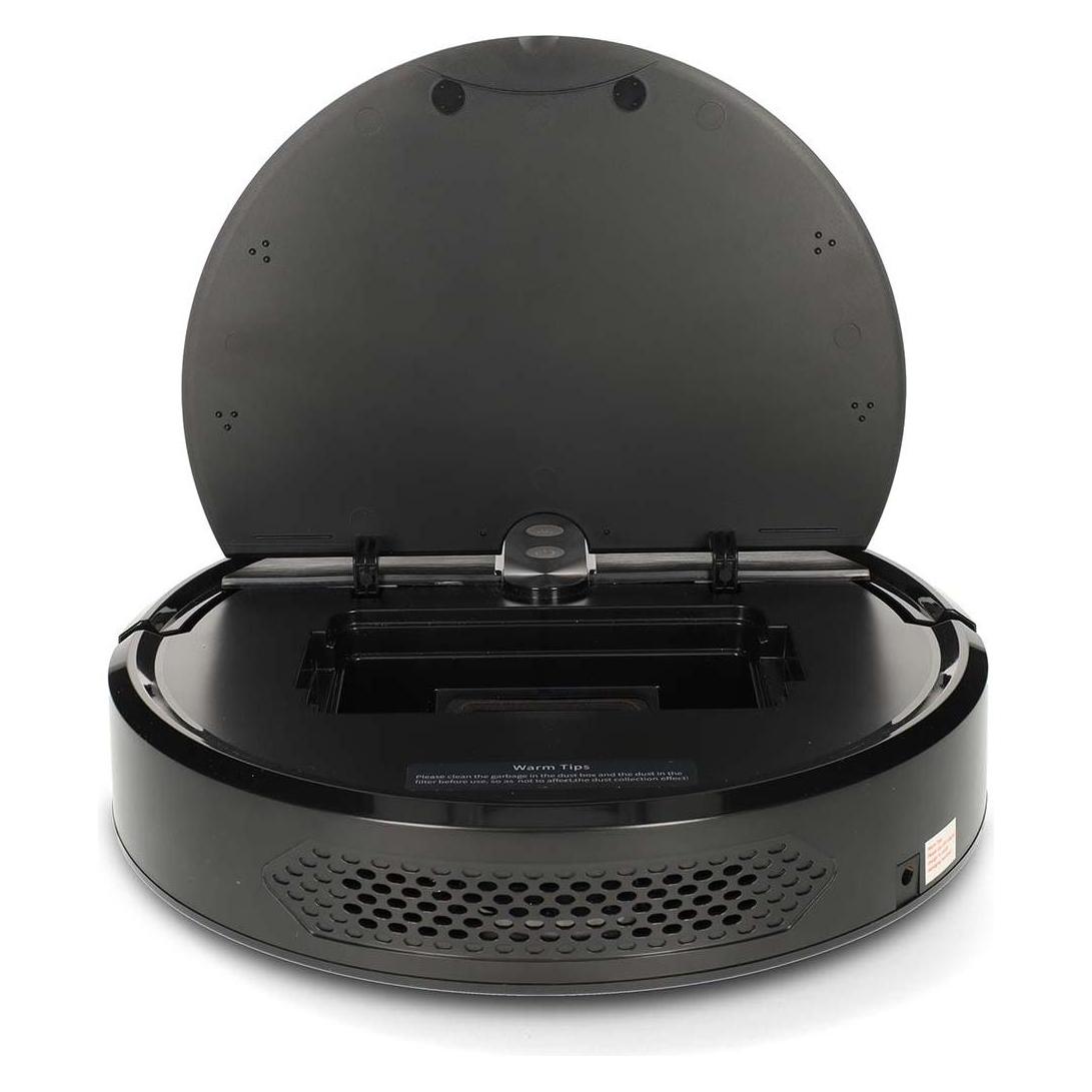 Nedis SmartLife Roboter-Staubsauger | Random | Wi-Fi | Kapazität Auffangbehälter: 0.6 l | Automatisc (2000 Pa, Wischtuch) (WIFIVCR10CBK)