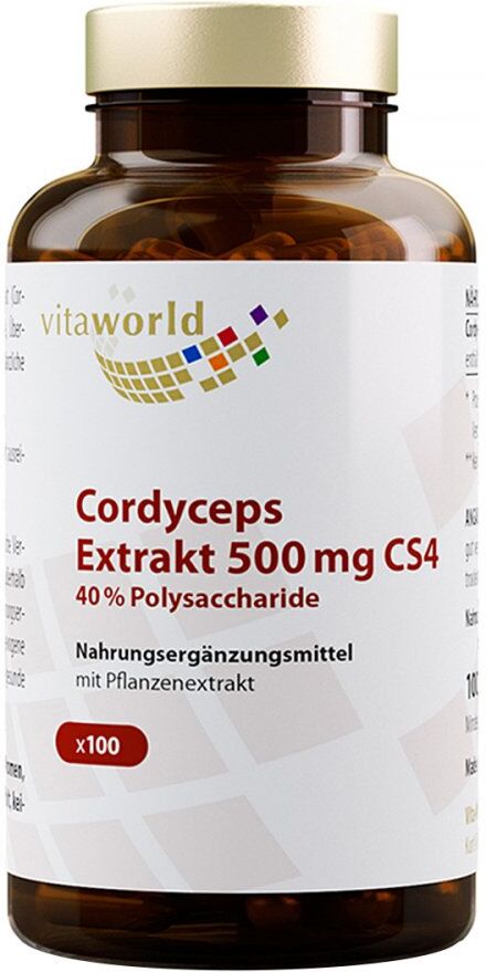 Cordyceps Extrakt 500 mg Cs4 40% Polysacchar.kaps.
