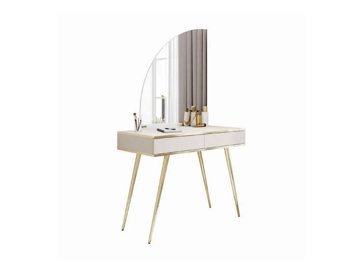 Lookway Schminktisch OXFORD mit Spiegel und LED-Beleuchtung (x Konsole, 1x Spiegel mit Led Beleuchtung), 102x175x50 cm