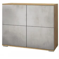 KOMMODE Rova Beton Oxid Optik