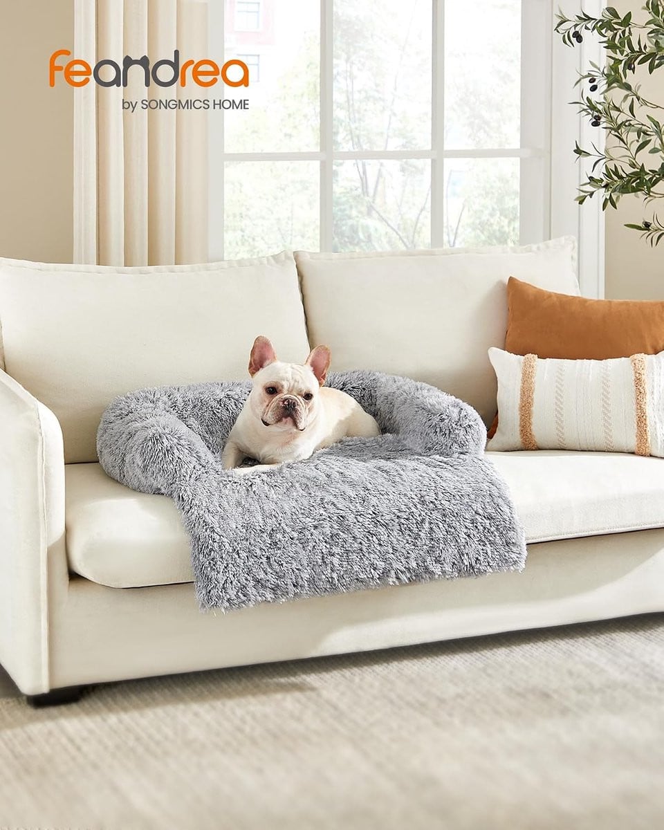 Hondenbank Kussen Ombre Grijs - Waterdichte Hondenmand Sofa - B/D/H: 80 x 75 cm