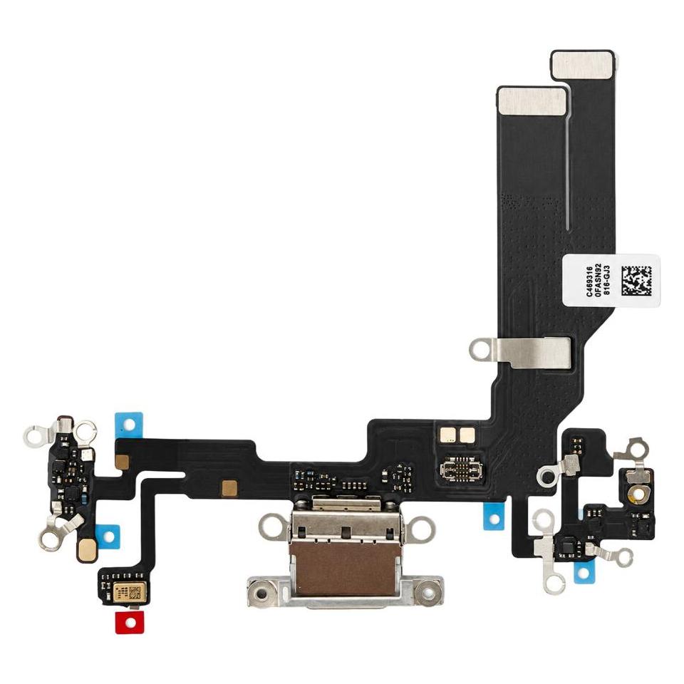 OEM Ladeanschluss-Flexkabel für iPhone 16e, weiss (Apple iPhone 16e) (70122470)