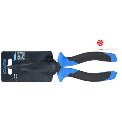 Sw Stahl Spitzzange, gebogen, 200 mm [Hersteller-Nr. 40885SB]