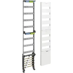 Hager, Verteilerschrank Zubehör, Verteilerfeld universZ ZH53XS 1350mm 7rh SaS 5p Klem. PE/N waagerecht