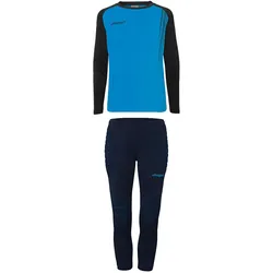 uhlsport Impulse Torwart-Set Kinder cyan/marine 152