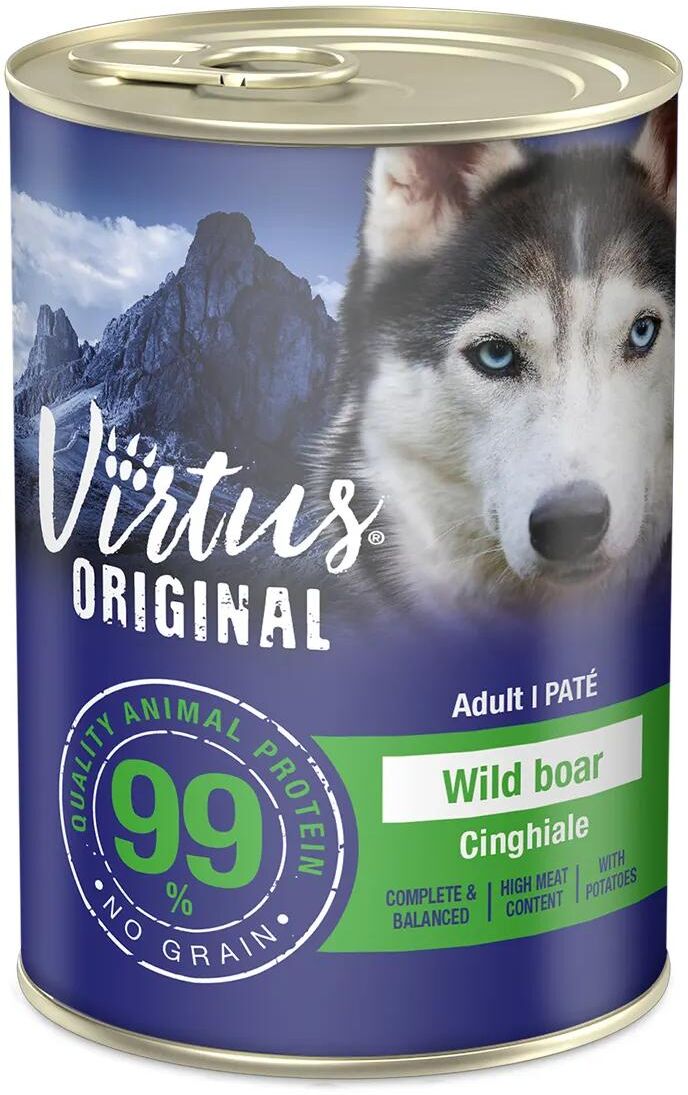 Kit Risparmio 12x400G Virtus Original Dog CINGHIALE