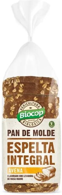 Biocop Pão De Forma De Espelta Integral Aveia 400g
