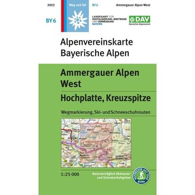 Ammergauer Alpen West, Hochplatte, Kreuzspitze, Sonstige von , Deutscher Alpenverein, 978-3-948256-19-7