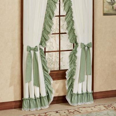 A. L. Ellis Inc Madelyn Priscilla Curtain Pair, 100 x 84, Sage