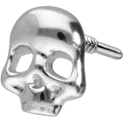 14 Karat Gold Schraubaufsatz mit Außengewinde TOTENKOPF