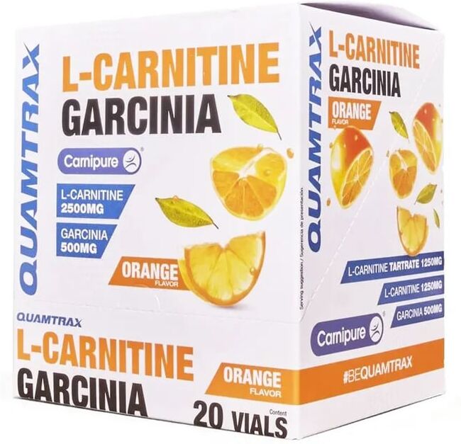 Quamtrax L-Carnitina Garcinia 20 Viales 25 ml Naranja