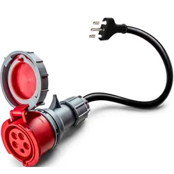 Voldt® 32A 5-poliges CEE auf Typ L Adapter für Italien |