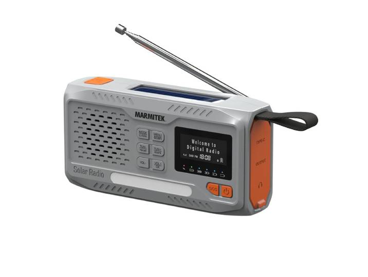 Marmitek RESQ 100 Noodradio DAB radio Grijs