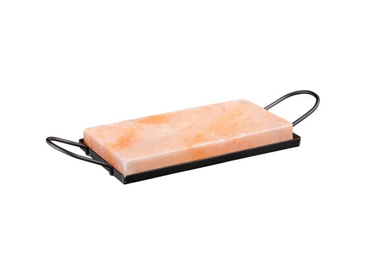 MÄSER Heisser Stein Eaty schwarz/orange Salzstein/Metall Rechteckig