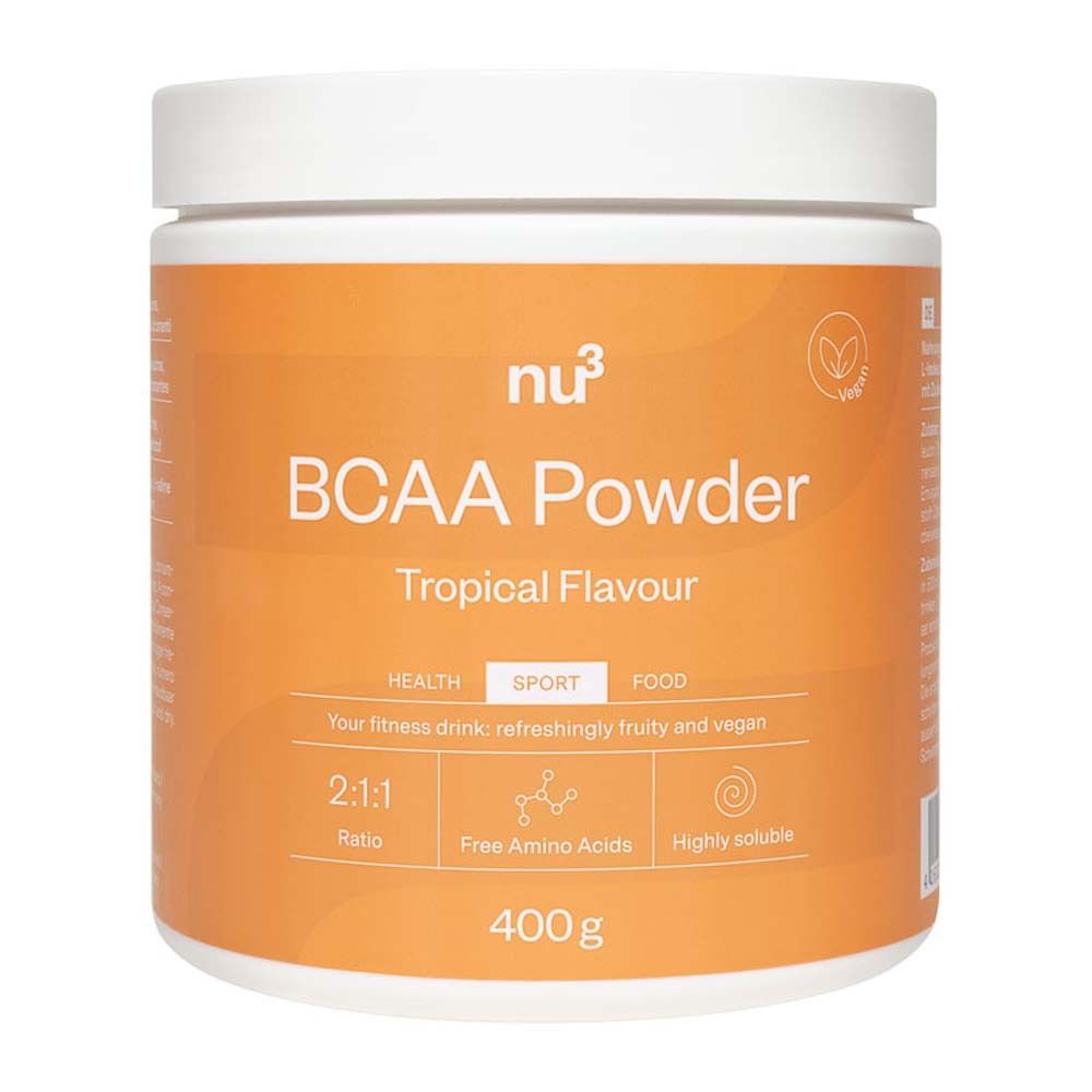 nu3 Bcaa Pulver, Tropical 400 g Pulver