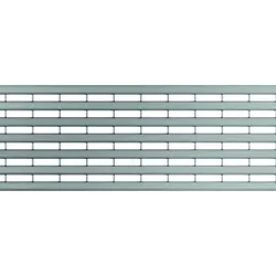ACO Self® Längsprofilrost Edelstahl für Profiline Holzterrassenrinne 1m