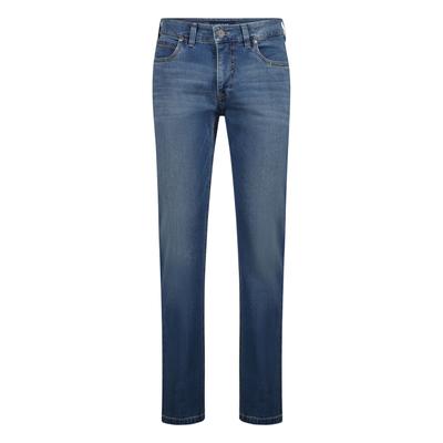 Stretch-Jeans ATELIER GARDEUR "Batu", Herren, Gr. W42/L32, Länge 32, blau (indigo), Obermaterial: 98% Baumwolle CO. 2% Elasthan EL., uni, modern fit, Jeans, Handgefertigte Veredelungen