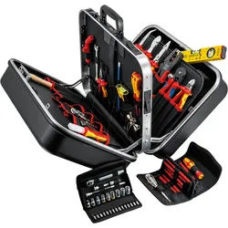 KN 00 21 42 - Werkzeugsatz, Werkzeugkoffer, Elektro, 63-teilig