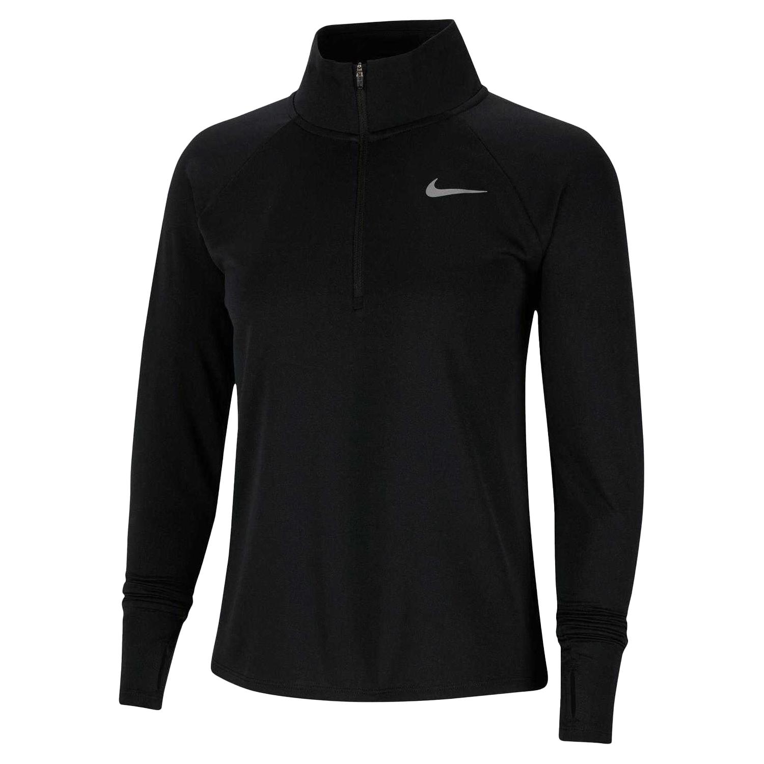Nike - Oberteil für Damen, Laufen, Langärmlig (Schwarz)