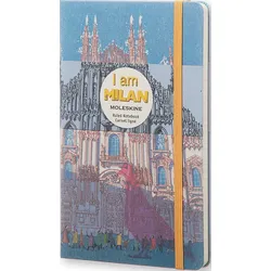 Moleskine I am Milan Liniertes Notizbuch L limitierte Auflage