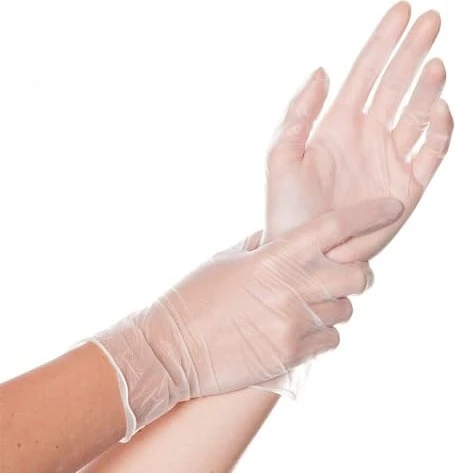 HYGOSTAR unisex Einmalhandschuhe IDEAL transparent Größe L 100 St.