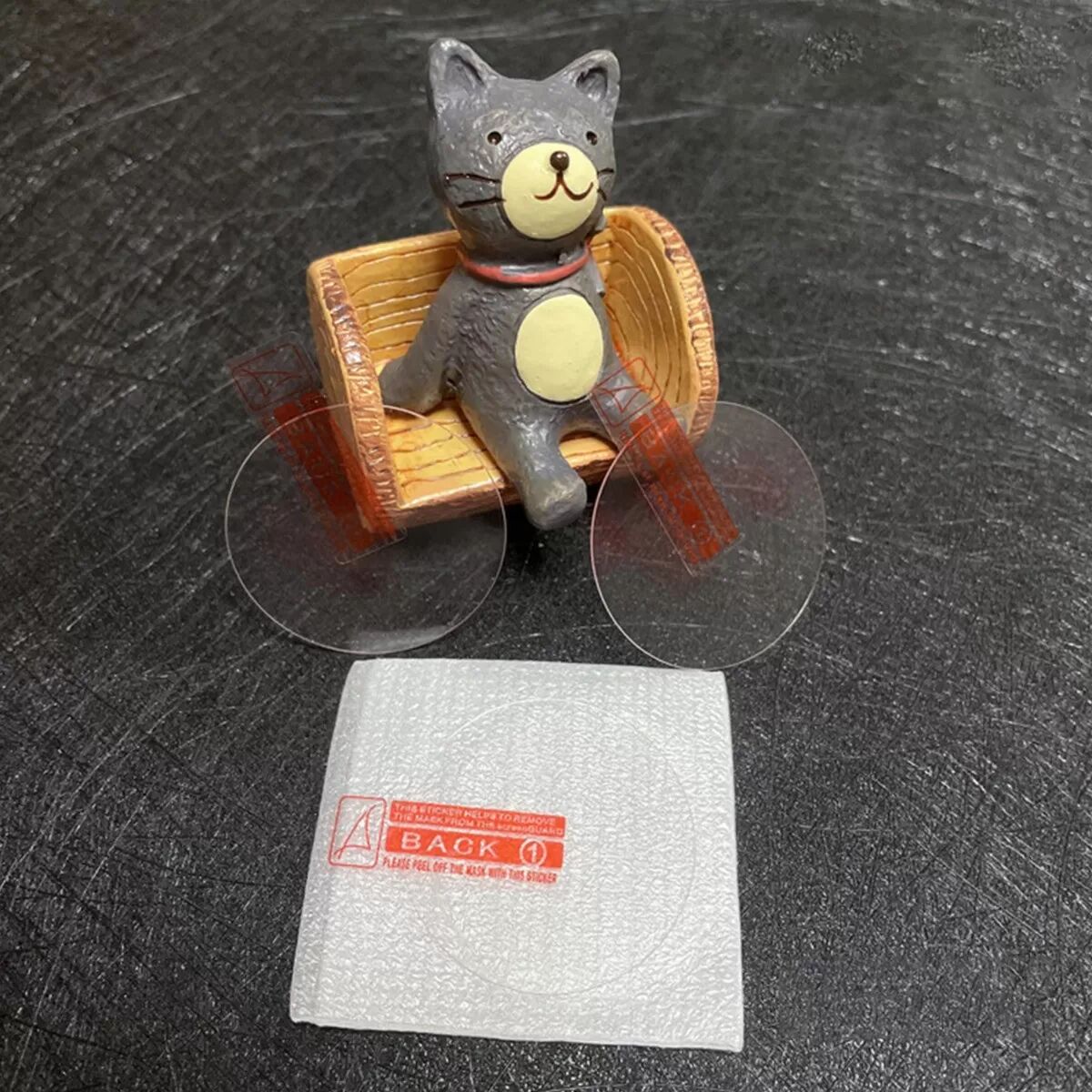 INF 40mm Runde High Alumina Displayschutzfolie aus gehärtetem Glas (2er-Pack) mit Werkzeugsatz