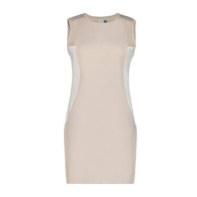 Sommerkleid LUHTA "Luhta Kleid Ivankoski", Damen, Gr. M, US-Größen, kitt, Stoff, 77% Polyester, 23% Elasthan, Kleider Sommerkleid