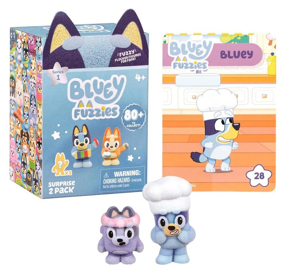 Moose Toys Bluey S14 Fuzzies 2-delige set