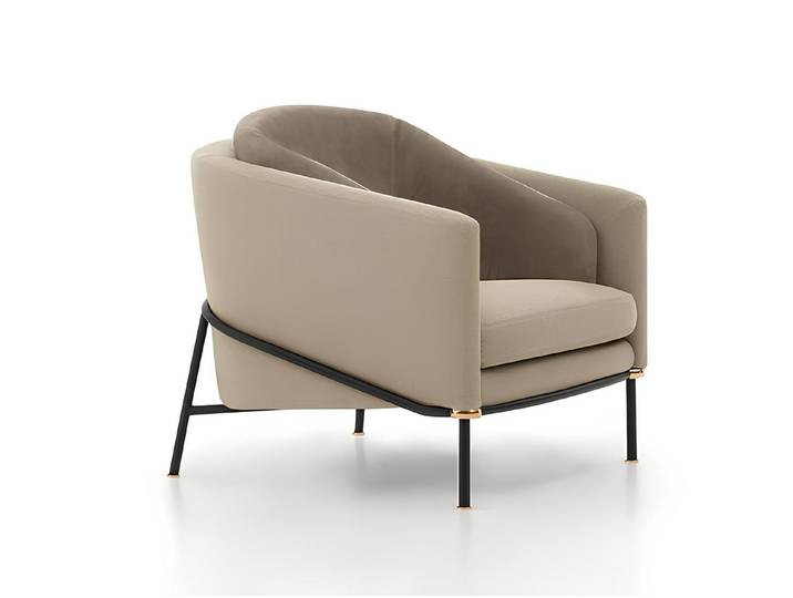 Xlmoebel Sessel Moderner Clubsessel in Grau mit bequemem Sitzkomfort (1-St., Sessel), Hergestellt in Europa
