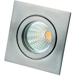 Rutec Outdoor V4A Edelstahl-Einbaustrahler TULKA für MR16, IP55, eckig, 8.2 x 8.2cm, Einsatz abziehbar, starr RU-R5566-V4A