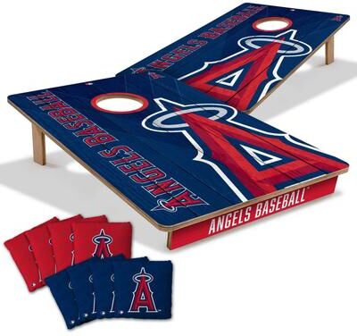 Skip's Garage Los Angeles Angels MLB Tailgate Cornhole Board Set