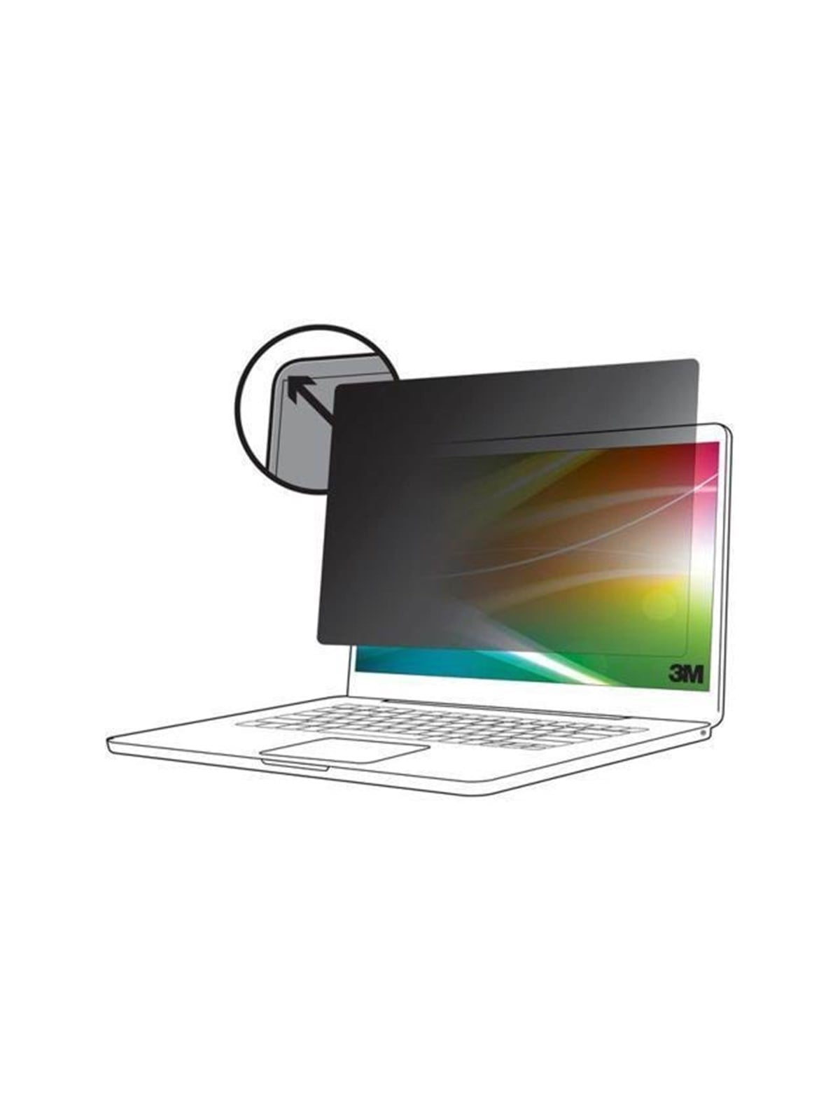 3M Bright Screen Privacy Filter BPNAP003