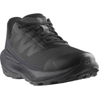 Outdoorschuh SALOMON "ELIXIR TOUR WP W", Damen, Gr. 40, schwarz (schwarz, asphalt, castlerock), Synthetik, Textil, Schuhe Outdoorschuh, wasserdicht