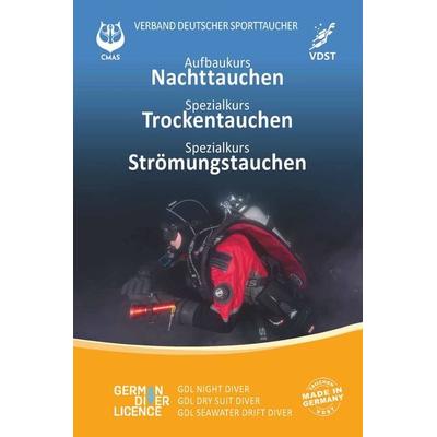 Aufbaukurs Nachttauchen - Spezialkurs Trockentauchen - Spezialkurs Strömungstauchen, Taschenbuch von Verband Deutscher Sporttaucher e.V., Naglschmid,