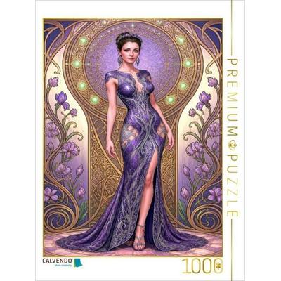CALVENDO Puzzle Espoir - Violette Eleganz | 1000 Teile Lege-Größe 64 × 48 cm Foto-Puzzle für glückliche Stunden