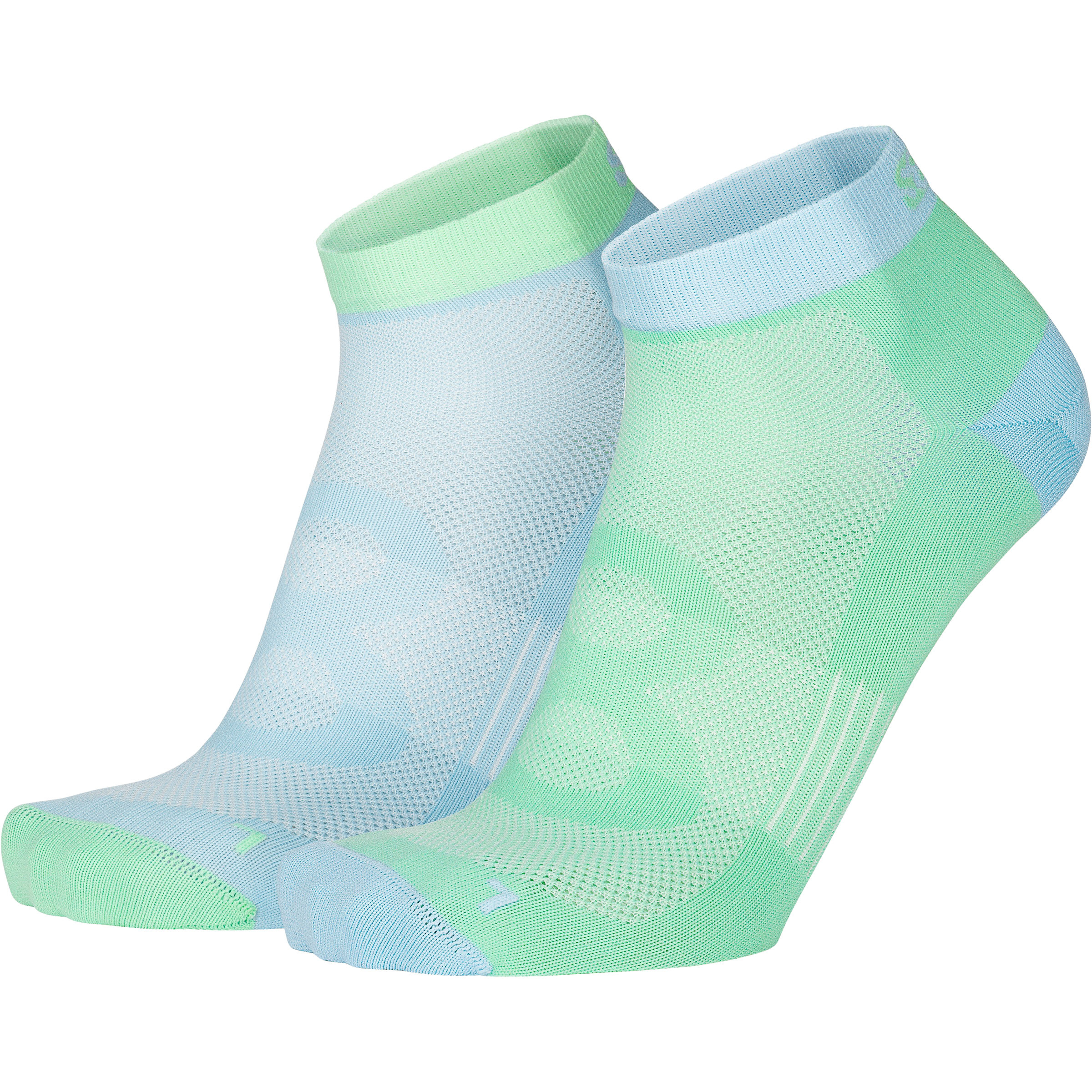 Eightsox Sport Color 2 2er Pack Laufsocken gruen Größe 35 Laufen Atmungsaktiv