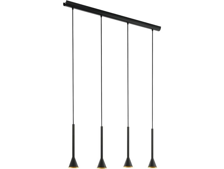 Eglo Pendellampe Cortaderas Schwarz-gold Stahl B 8.5 cm - LED - Pendellampe- LED Energiesparlampe