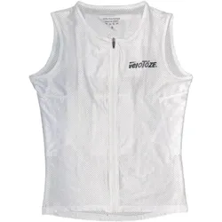 Velotoze, Unisex, Velojacke, XL Weiss - maximale Kühlung für Indoor-Training & heisse Tag... (XL), Weiss, XL