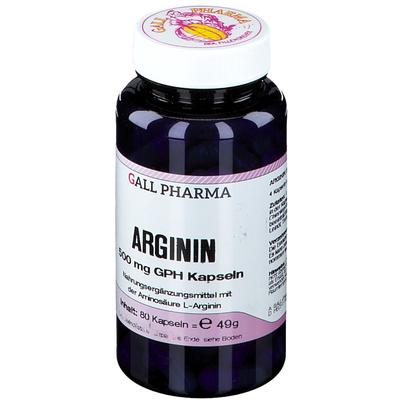 Arginin 500 mg GPH Kapseln 80 St