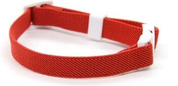 Uplift Essentials Fashion Stretch Elastic Safety Cat Collar red l
